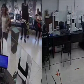 Violento ataque en oficina: rompió todo con un&nbsp;pico