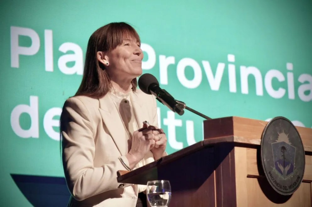 Julieta Corroza respaldó el modelo neuquino impulsado por Rolo Figueroa: “Neuquén se está transformando&nbsp;verdaderamente”