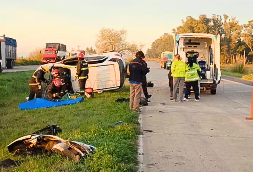 Tragedia en la Ruta 215: un fallecido y dos personas&nbsp;heridas