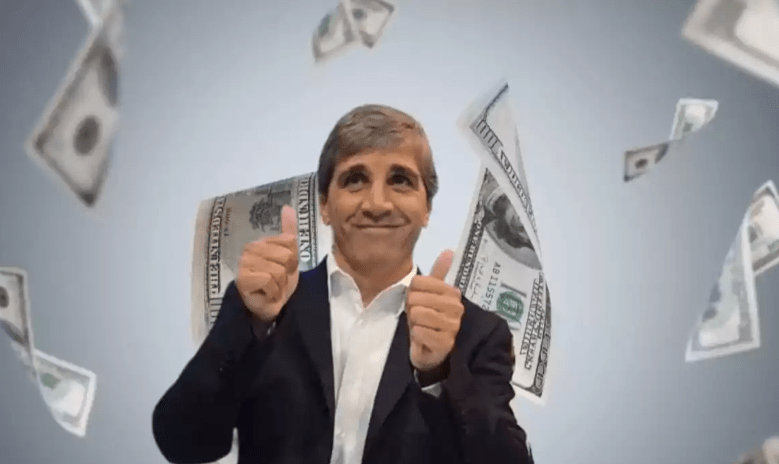 Caputo celebra el feriado cambiario y tres días sin subas del&nbsp;dólar