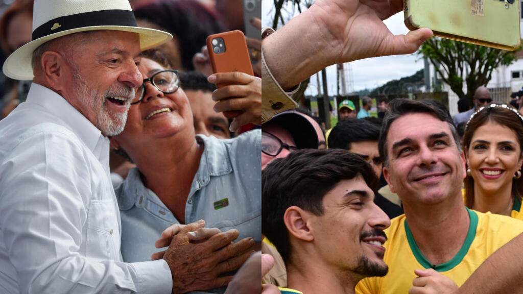 Lula aparece al frente de Flávio Bolsonaro en la recta final de las elecciones en Brasil
